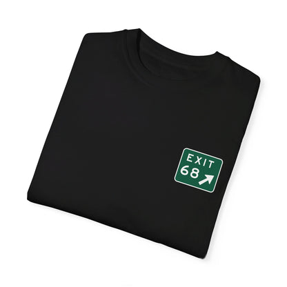 EXIT 68 BREAST LOGO | TEE