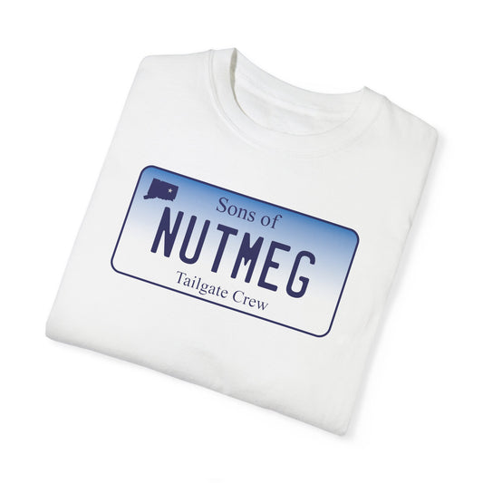 SONS OF NUTMEG LICENSE PLATE TEE